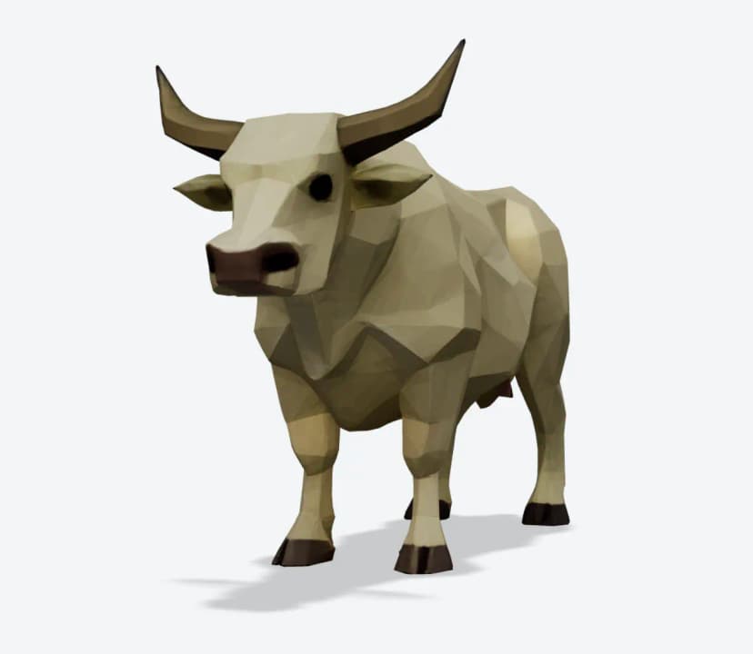Bull - Photo to 3D Model