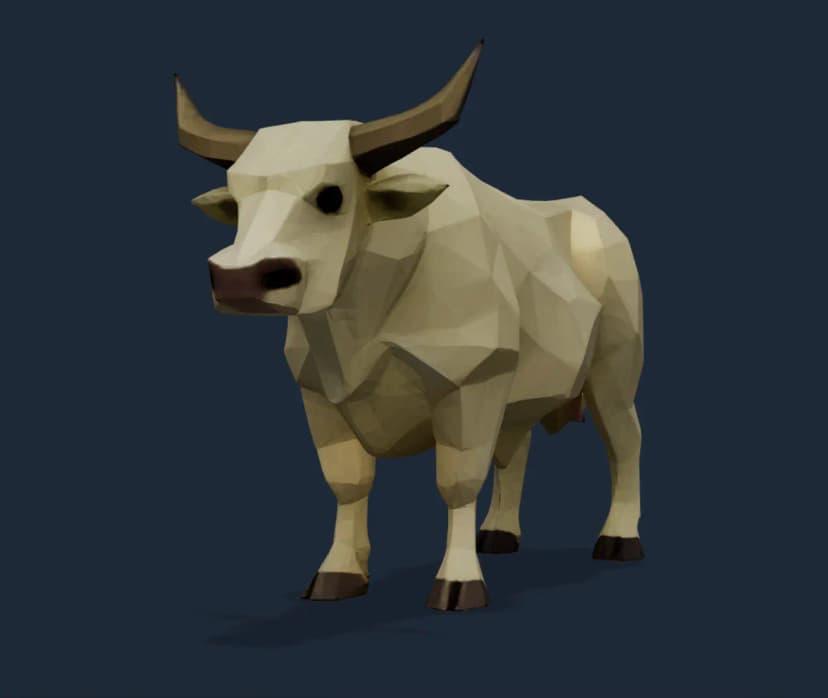 Bull - Photo to 3D Model