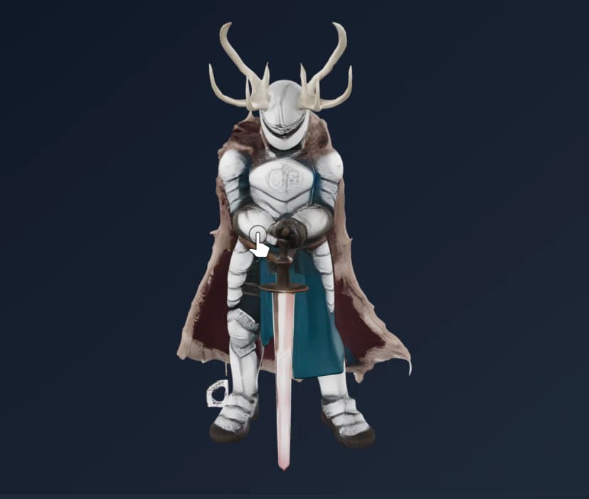 Warrior - Photo to 3D Model