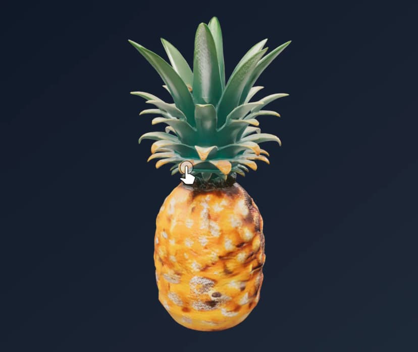 Pineapple - Photo to 3D Model