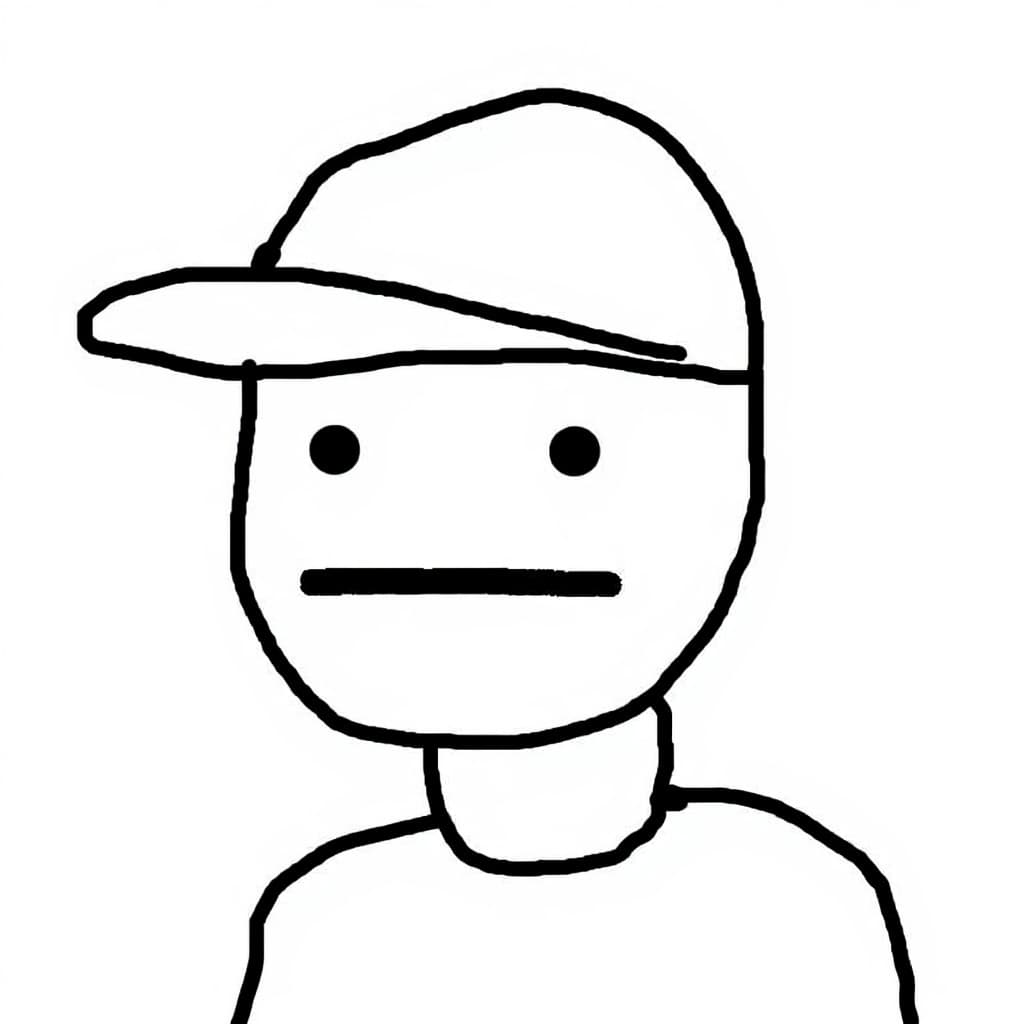 person, simple drawing