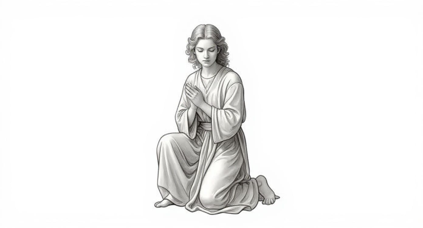 praying woman