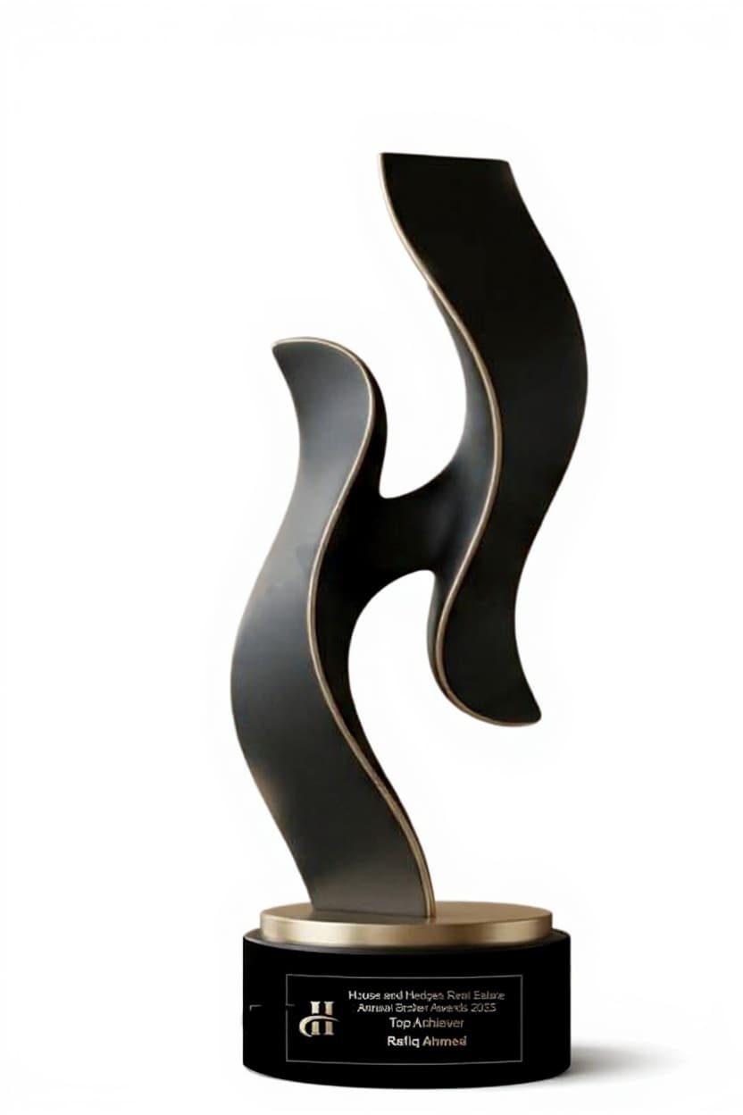 abstract metal sculpture