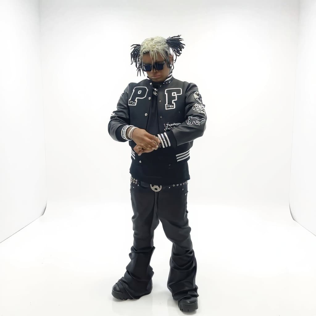 Person standing in room